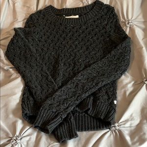 Justice black sweater